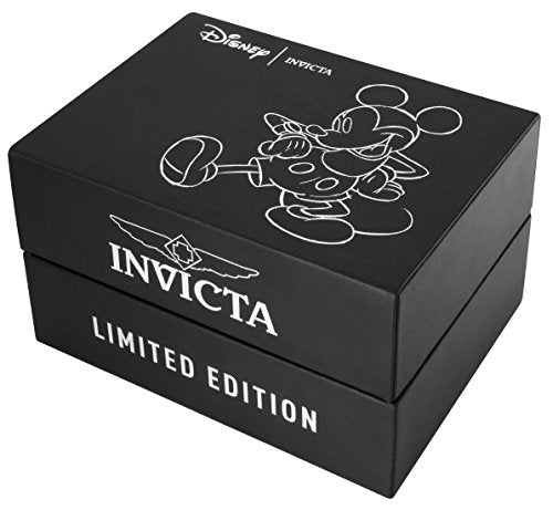 Invicta Women's 'Disney Limited Edition' Swiss Quartz Stainless Steel and Silicone Casual Watch, Color:Two Tone (Model: 22736)
