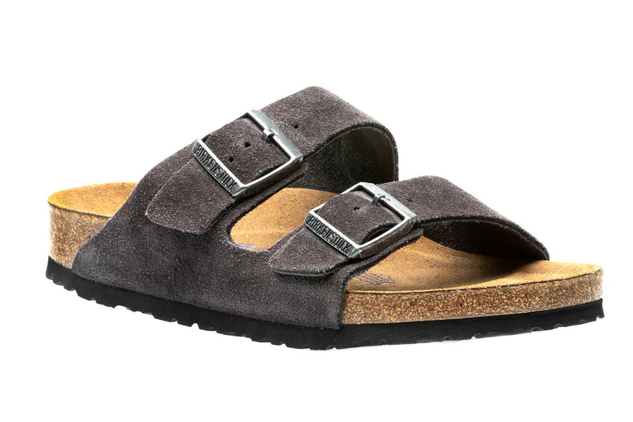 BirkenstockArizonaVelvetGreySuedeWomen s1