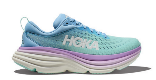 Hoka Bondi 8 Chalk Violet Pastel Lilac Women's