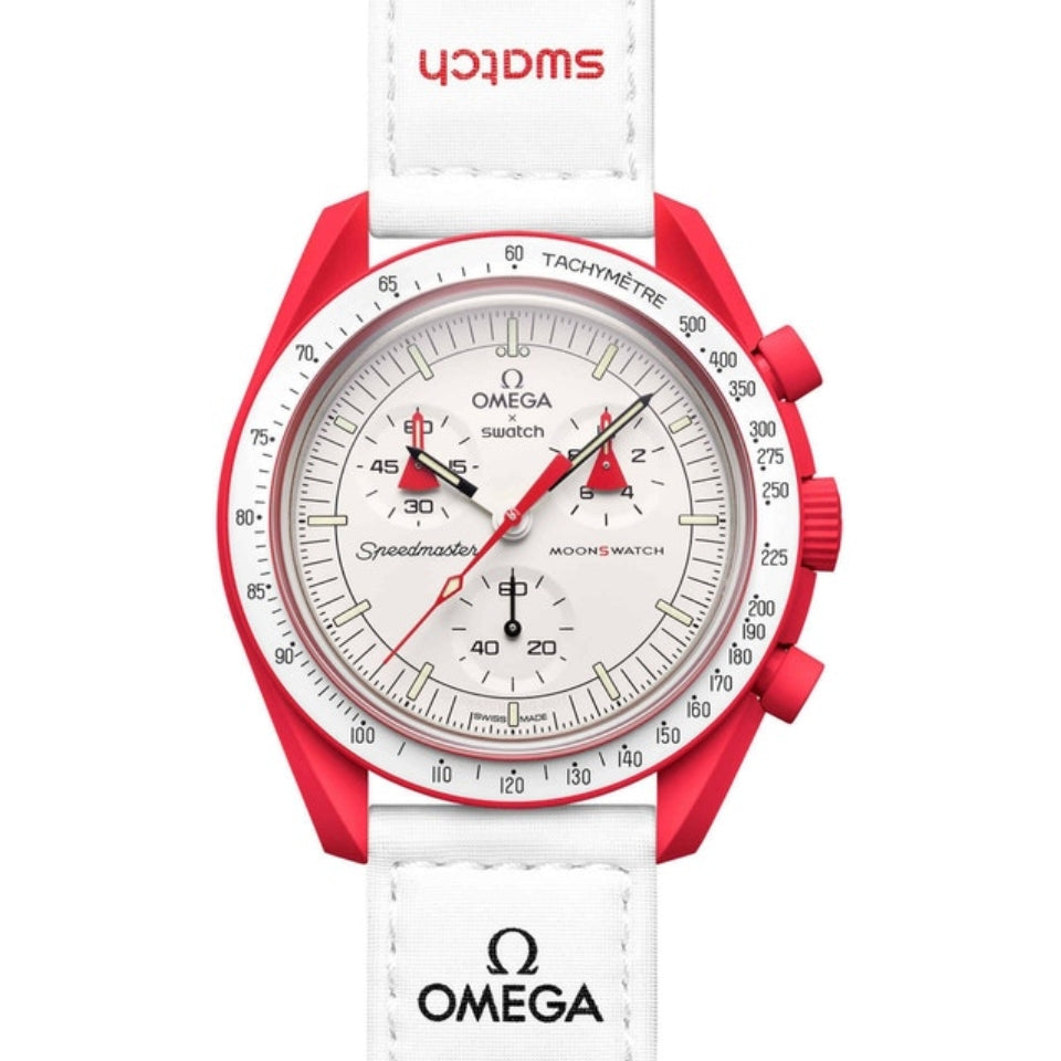 SWATCH X OMEGA BIOCERAMIC MOONSWATCH MISSION TO MOON