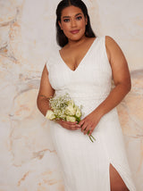 Jennifer Long Sleeve Bridal Maxi Dress Ivory