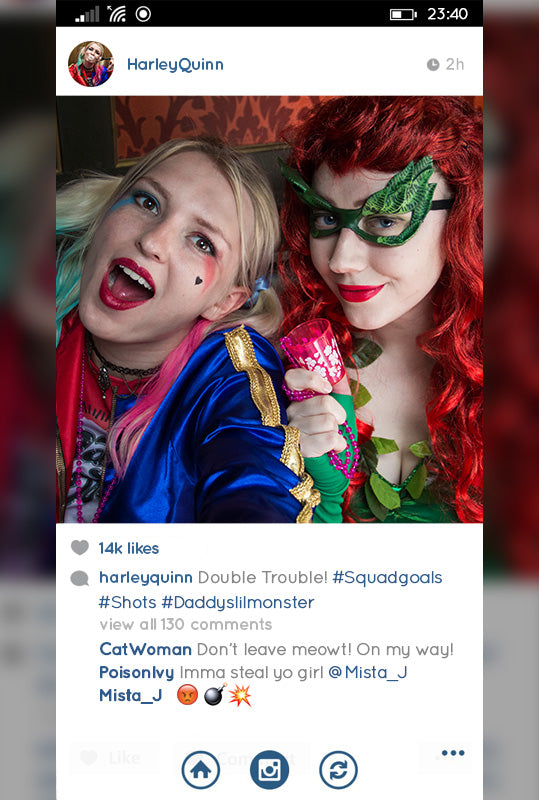 poison ivy and harley quinn