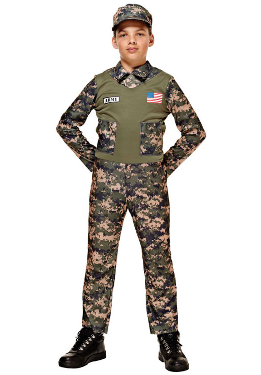 kids Soldier Costume& Army Fancy Dress for Children – Escapade