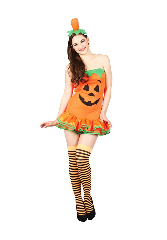 Sexy Pumpkin Cute Costumeand Original Ladies Fancy Dress Escapade