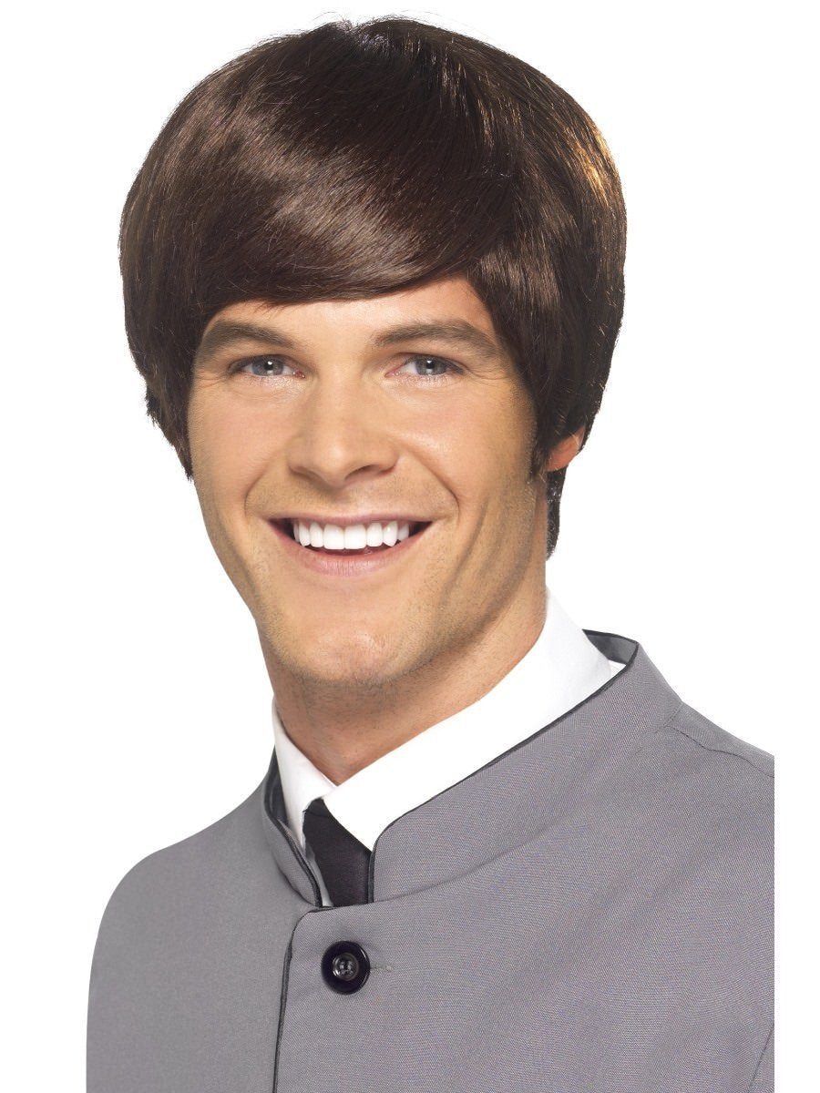 1960s Male Mod Wig Comma Short Haircut Style Escapade