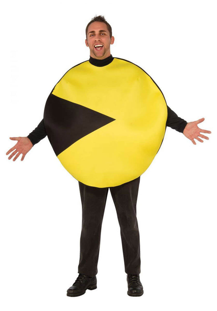 80’s Classic Pacman Yellow Black Design Child Costume – Escapade