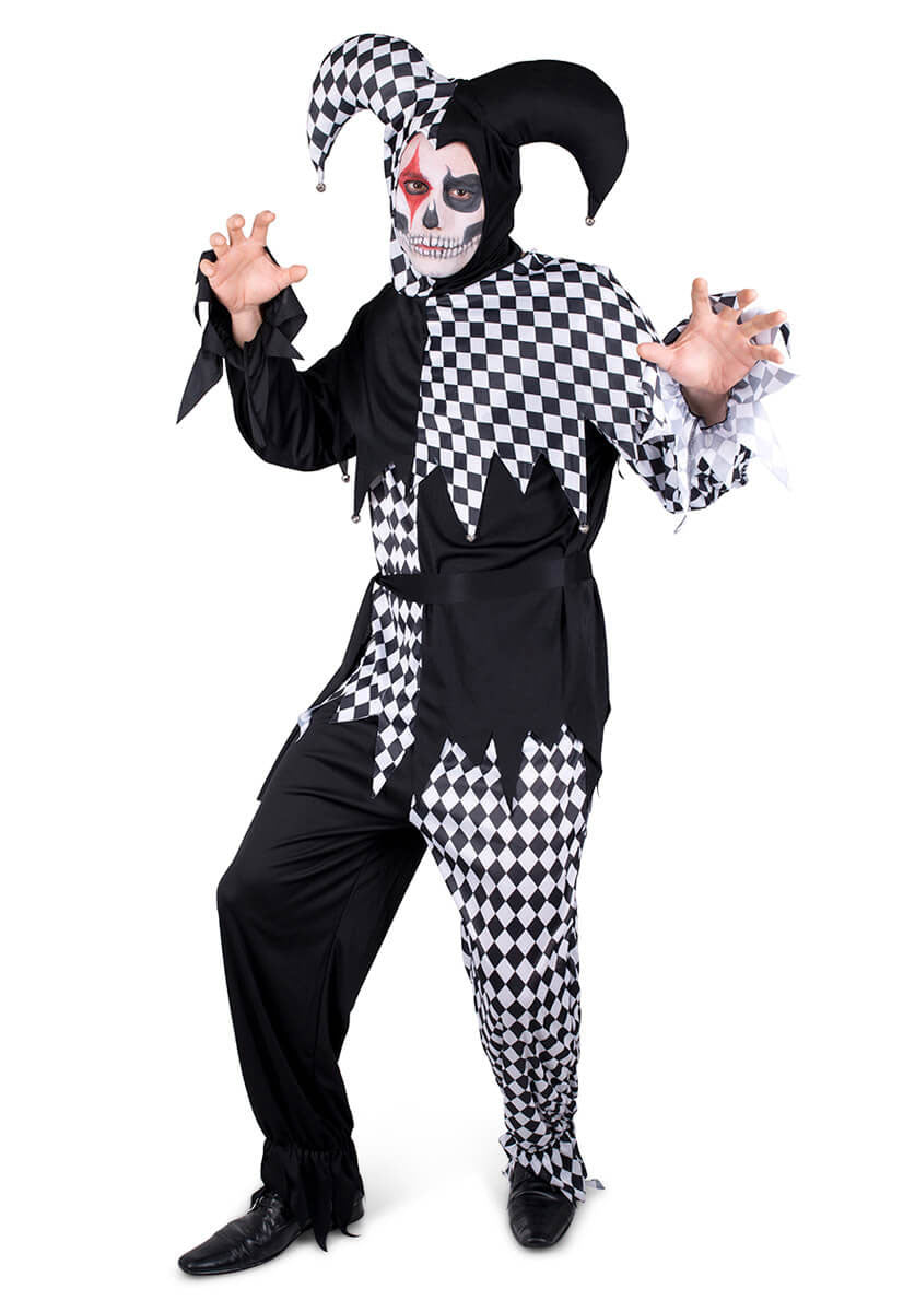 Evil Jester Costume& Black and White – Escapade