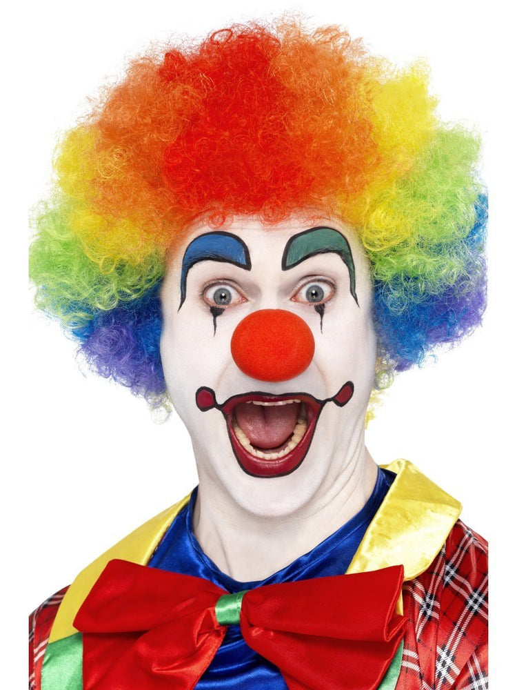 Crazy Clown Wig in Rainbow Color& Colorful Afro Wig – Escapade