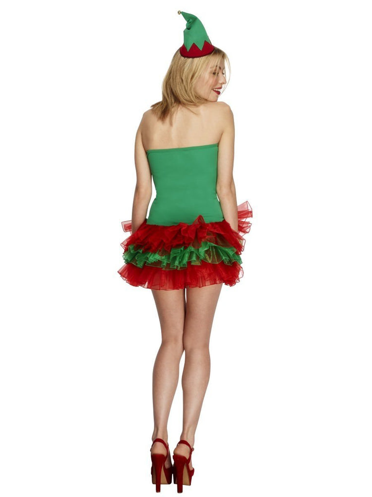 Fever Elf Tutu Costume, Ladies Christmas Fancy Dress – Escapade