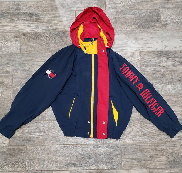 tommy hilfiger spellout jacket