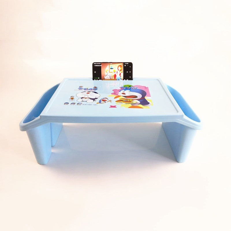 Thickening Plastic Cartoon Children Small Study Table With Storage