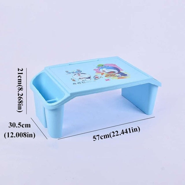 Thickening Plastic Cartoon Children Small Study Table With Storage