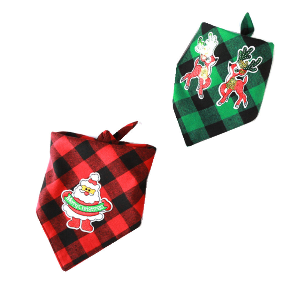 dog christmas scarf