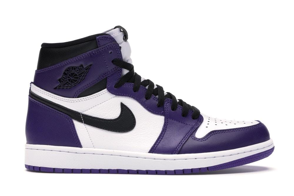 court purple air jordan 1s