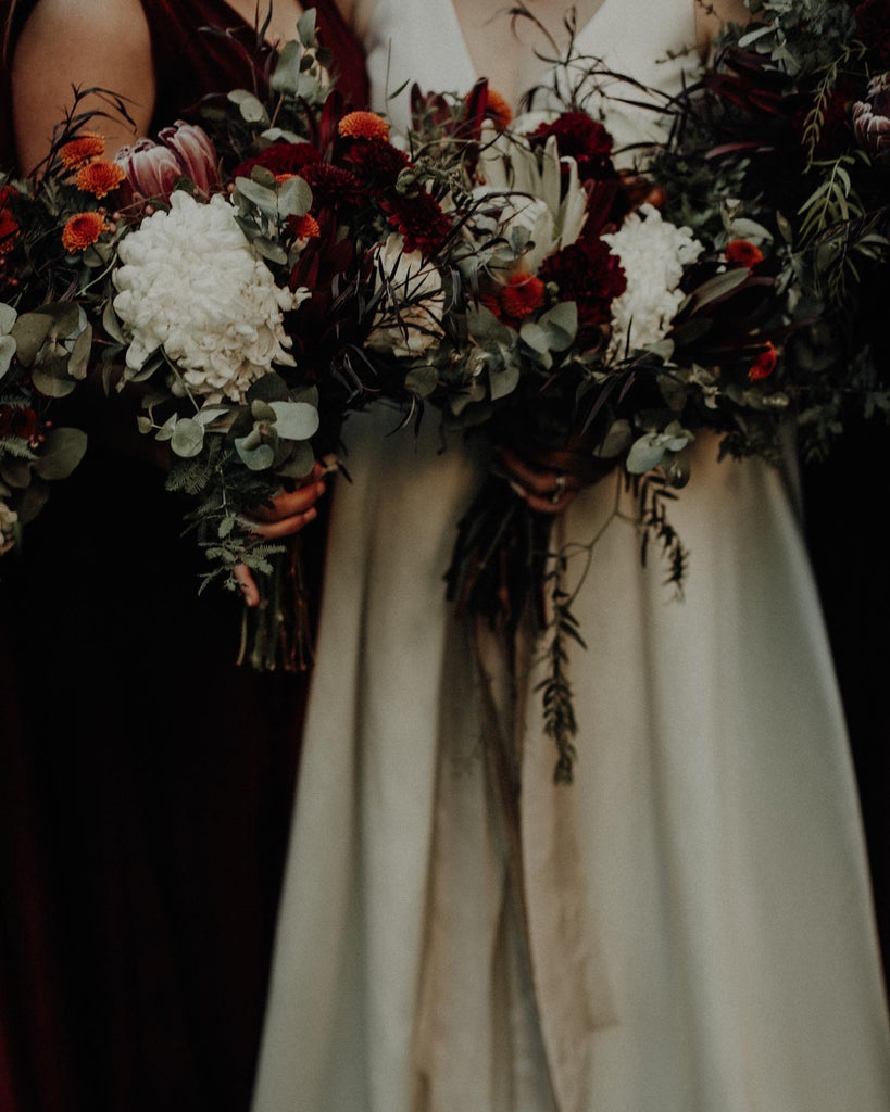 Bride and Bridesmaids flowers