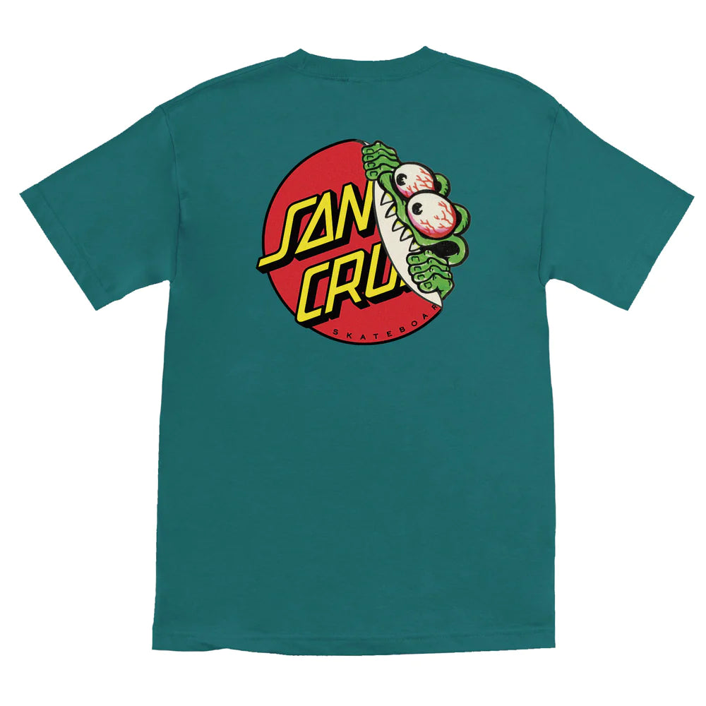 Santa Cruz Beware Dot Tee - Teal