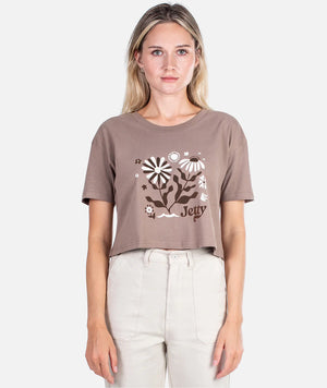 Posy S/S Short Sleeve Tee - Brown - Surf Shack South