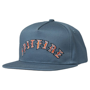 Spitfire Old E Arch Snapback Hat - Blue / Red - Surf Shack South