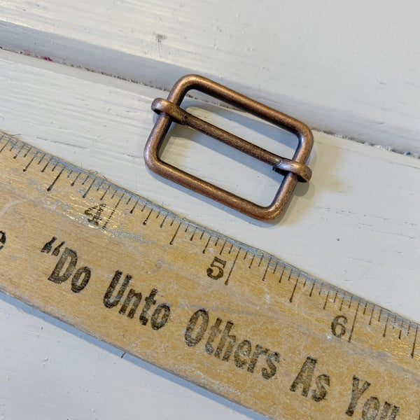 Adjustable Slide Buckles - 1 - Antique Brass