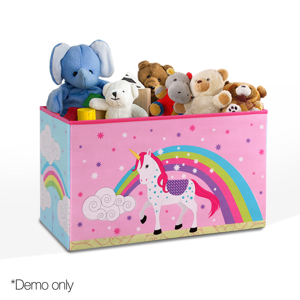 unicorn toy bin