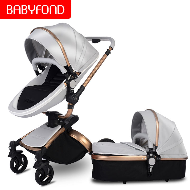 pram with capsule and bassinet