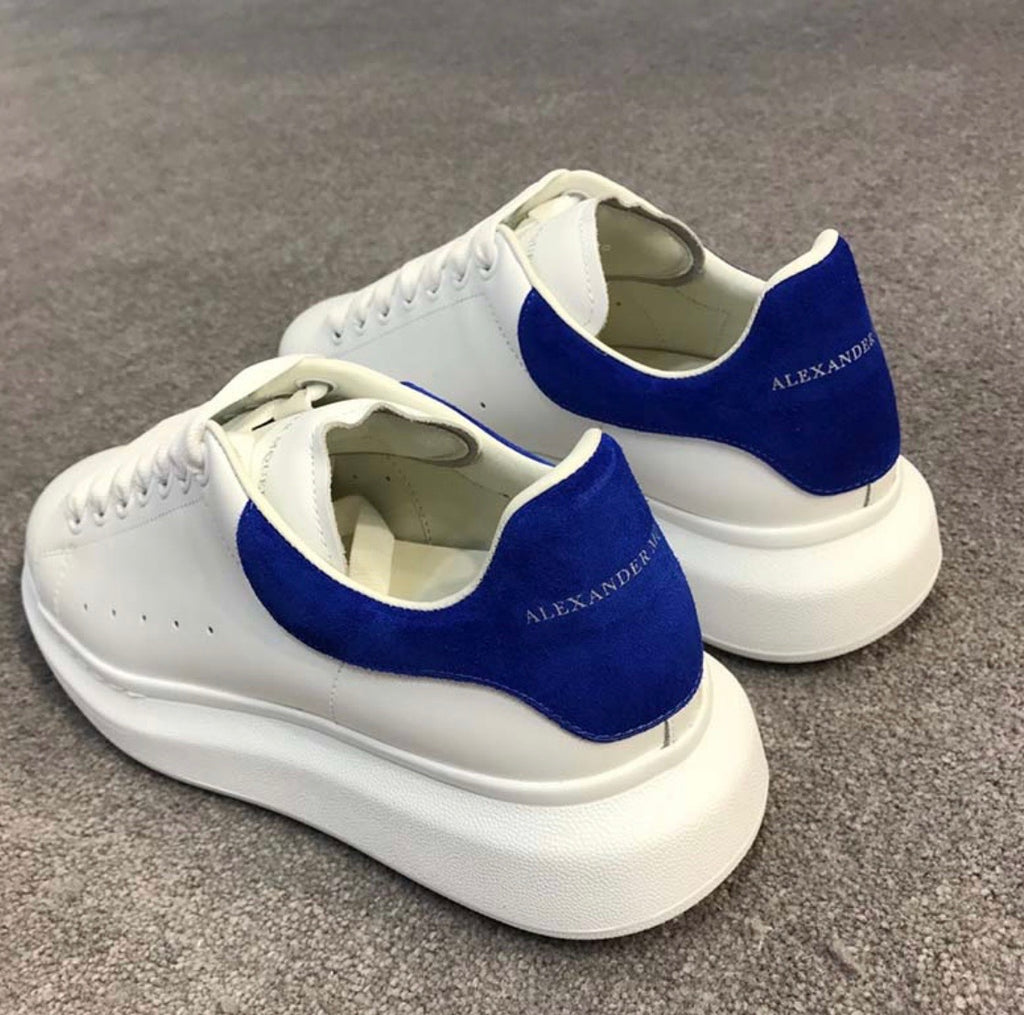 royal blue alexander mcqueen sneakers