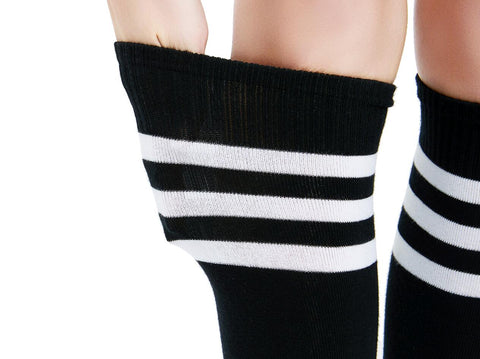 thigh high socks great elasticity