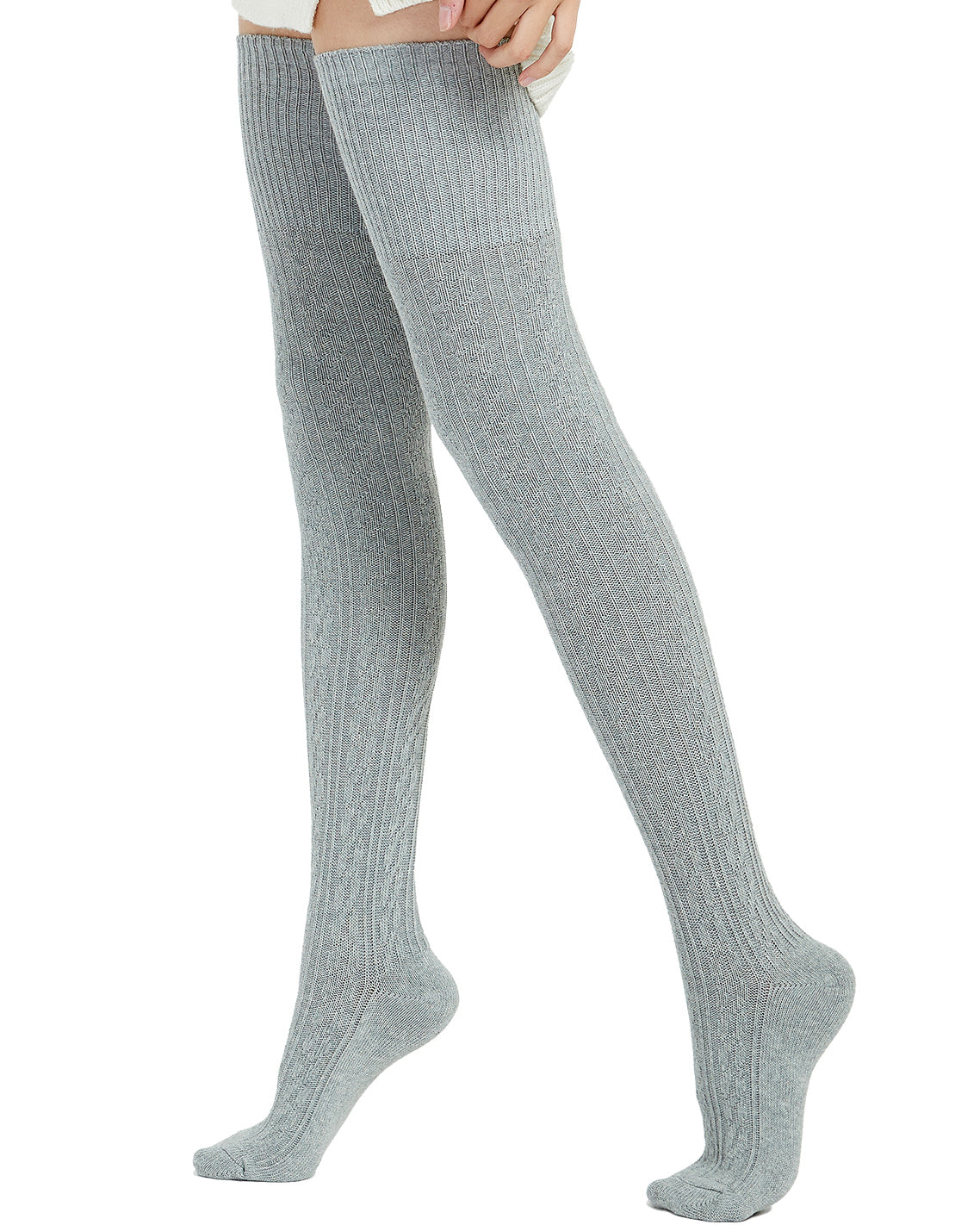 Kayhoma Extra Long Cotton Thigh High Socks