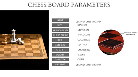 LEATHER CHESS BOARD ONLINE