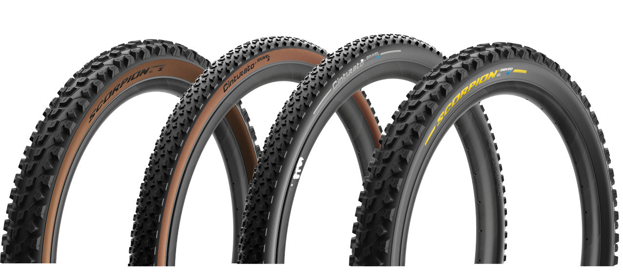 New pirelli bike tyres