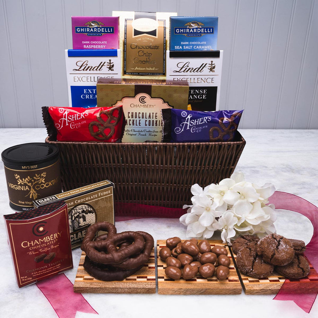 Greatest Pleasures Chocolate Gift Basket