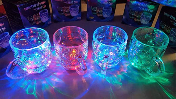 led glass cup