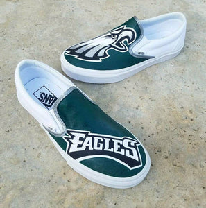 philadelphia eagles vans shoes