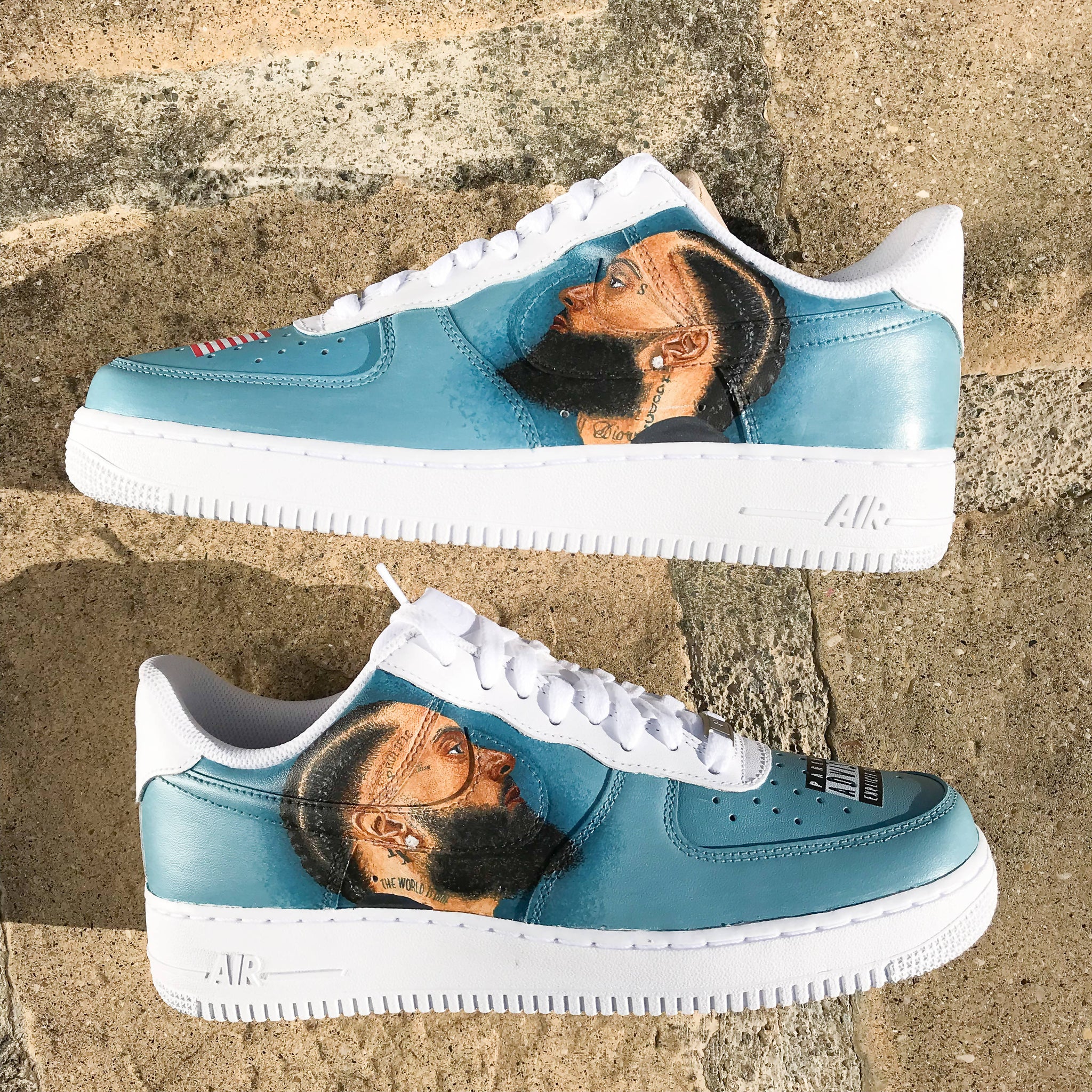 nipsey hussle custom air force 1