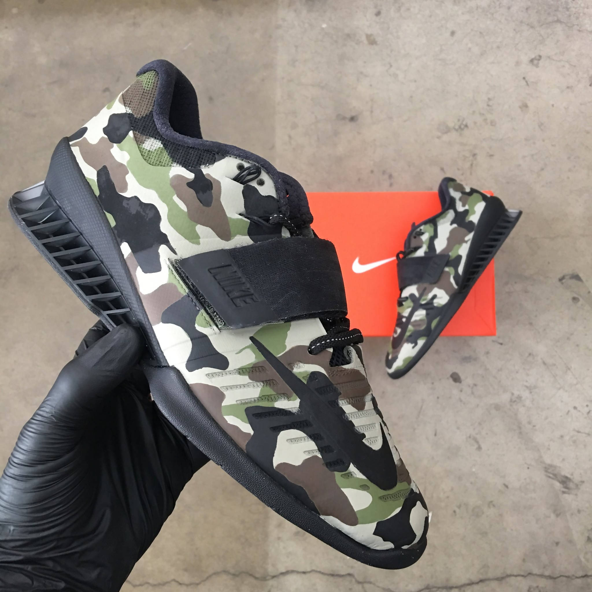 nike romaleos camouflage