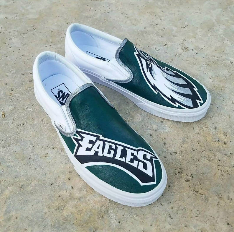 philadelphia eagles vans shoes