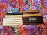 Multiple Business Card Holder - 12 Card - Mahogany Business Card Holders 8th Line Creations 