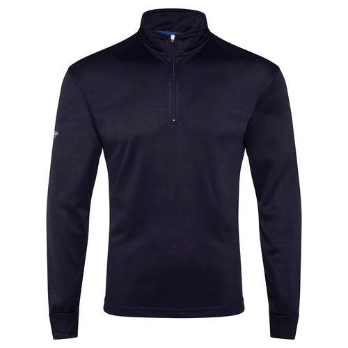 zip long sleeve polo