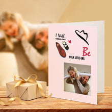 Father's Day Gift Custom Greeting Cards For Him Personalised Photo Cards