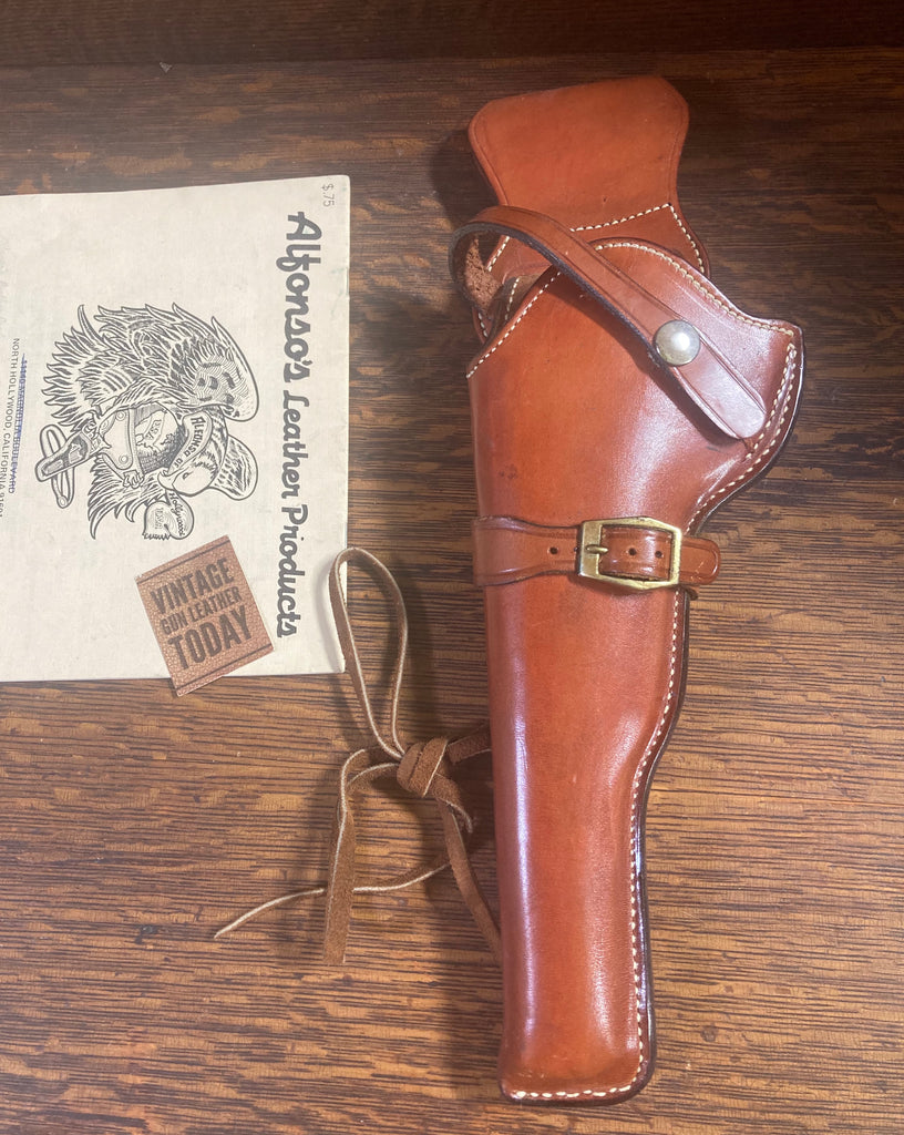 Rustico Leather Pistol Holster in Thick Dark Brown AC0540-0007