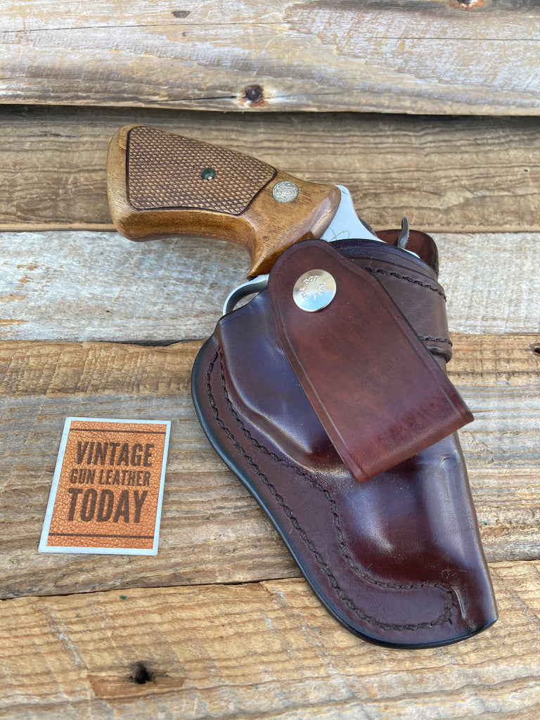 Custom TAURIS Cordovan Brown Leather IWB Holster For 2