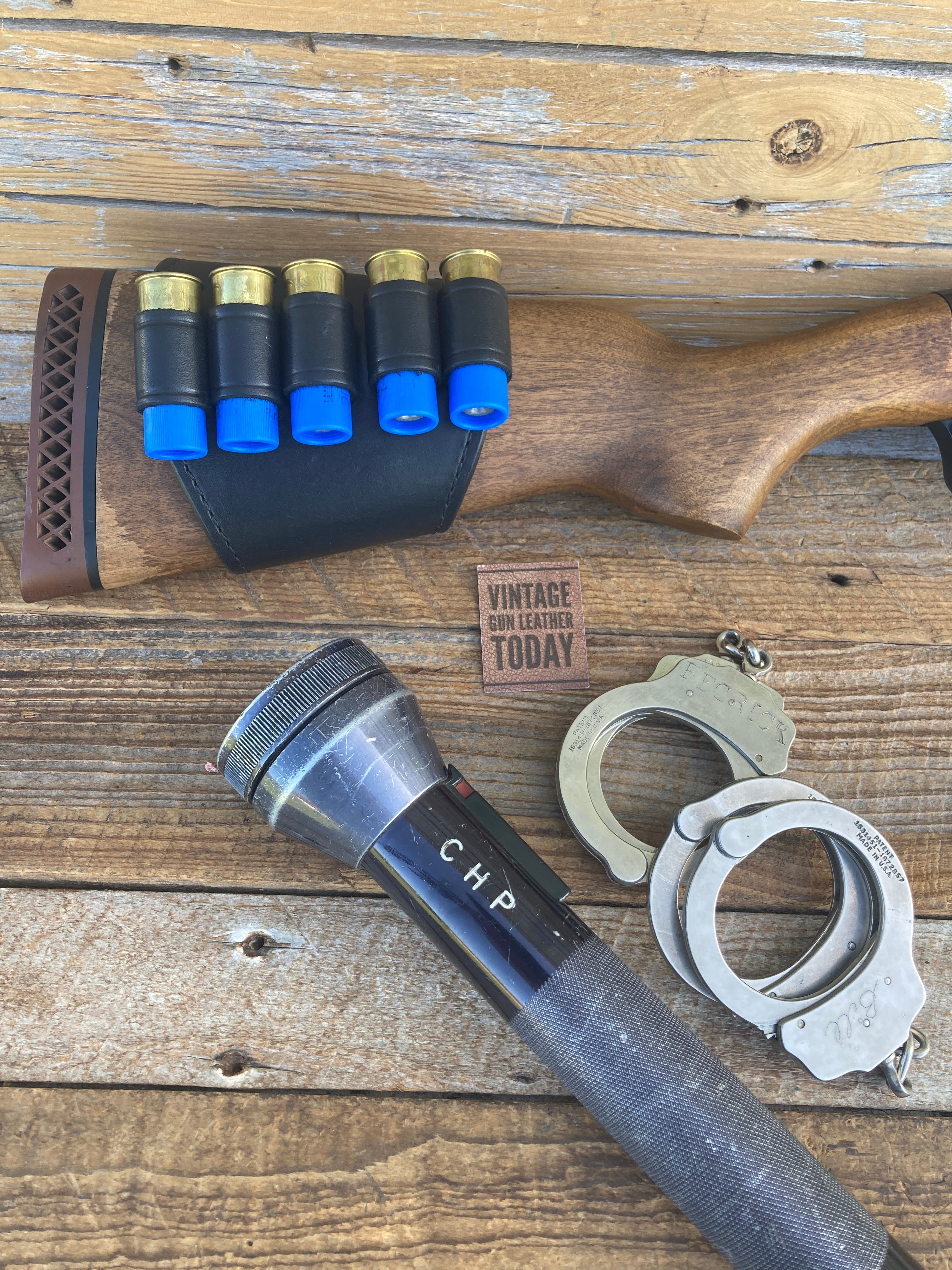 leather shotgun shell holder