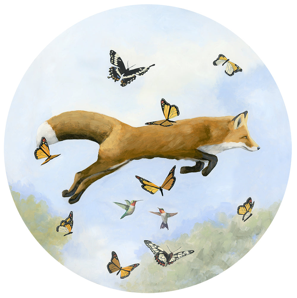 Fox Painting by Kim Ferreira; Magical Realism Art