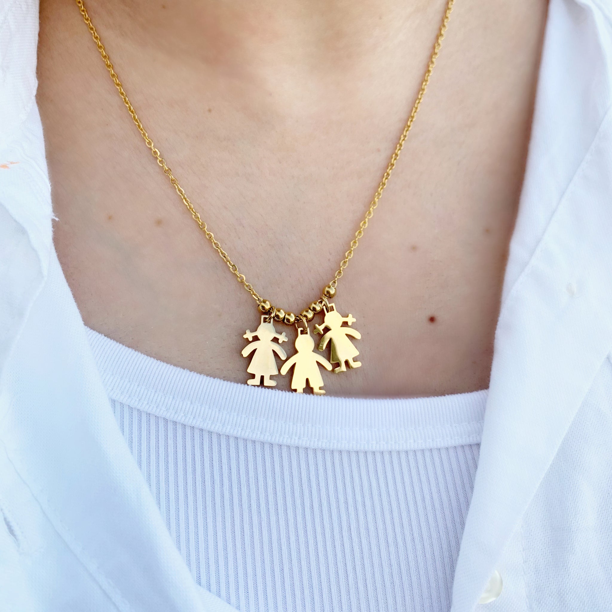 youth loser BOY SHILHOUETTE NECKLACE - ネックレス