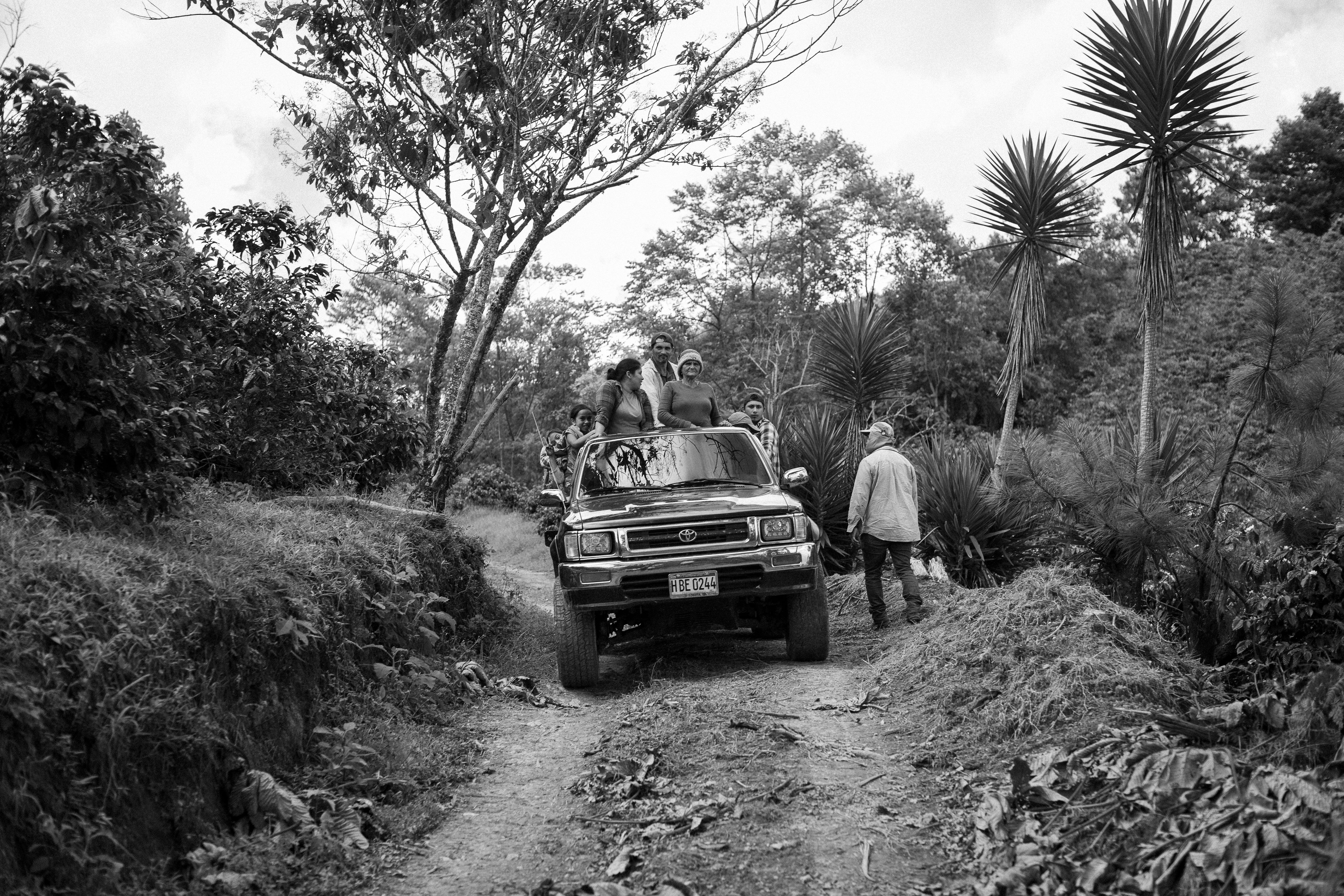 Traversing the hills of Santa Bárbara.