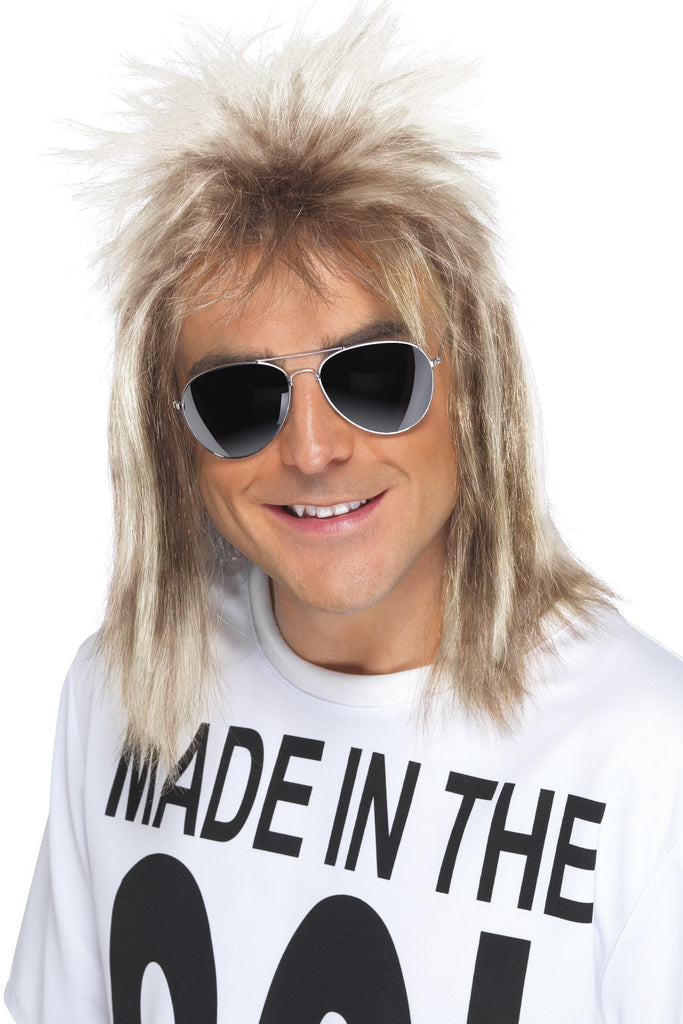 80S MULLET WIG, BLONDE – Partido Dress Up & Party