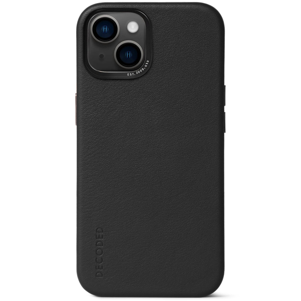 # Leather Back Case | Black | iPhone 14 | D23IPO14BC1BK