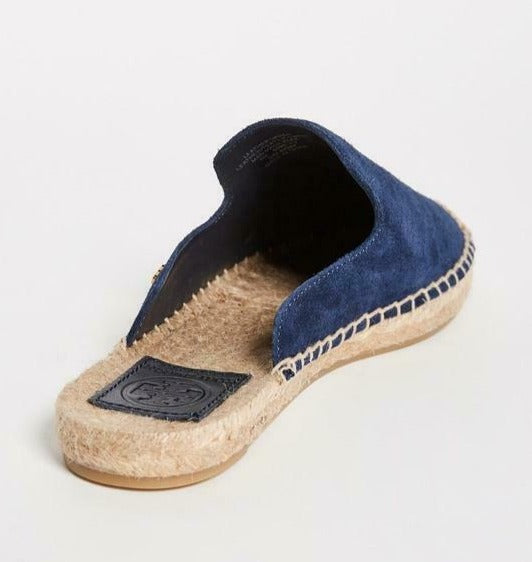 TORY BURCH - MAX ESPADRILLE SUEDE SLIDES **FREE SHIPPING** – Chloe Nickie