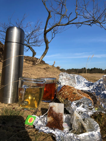 Lunch in de duinen