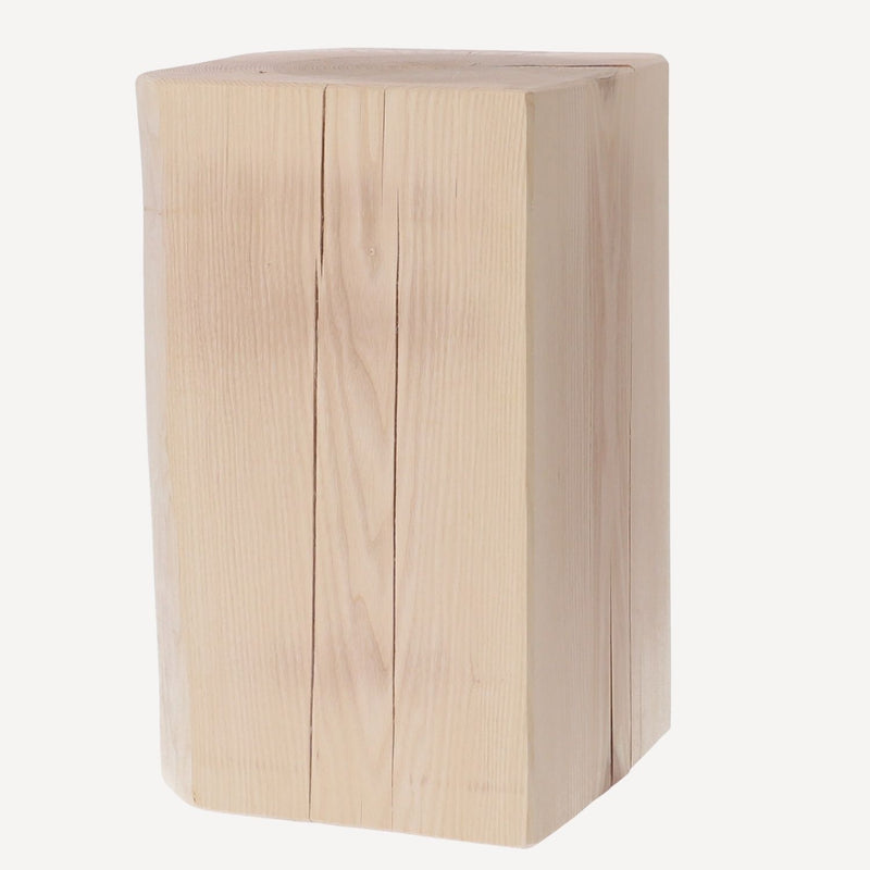 Je zal beter worden Herziening Verbetering Bijzettafel houten blok – Bliving.nl